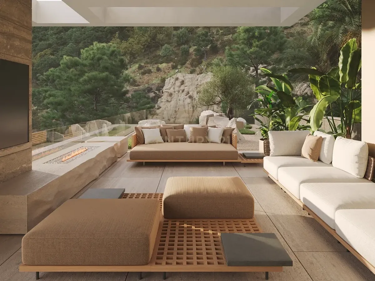 Una exclusiva residencia moderna en las colinas de Benahavís