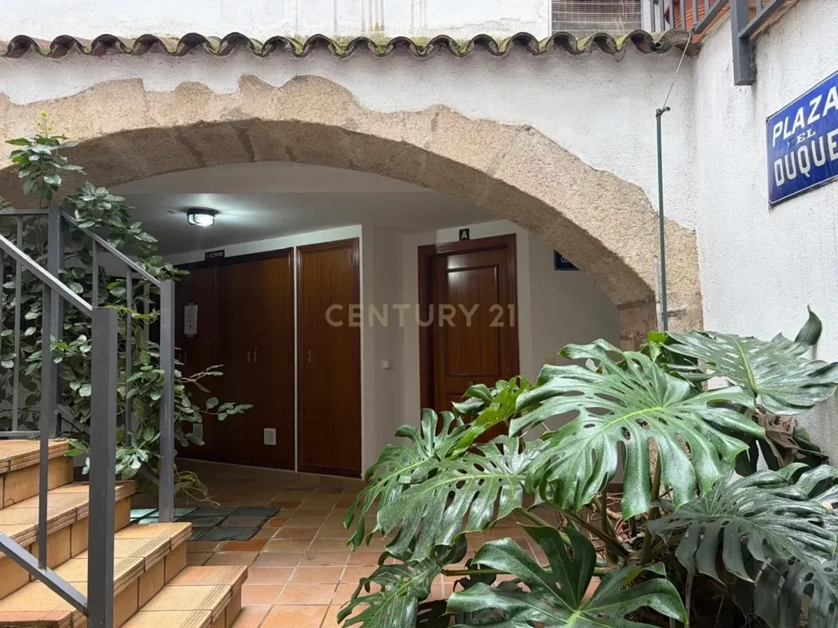 Oportunidad de inversión en el Casco Antiguo de Cáceres, apartamento con piscina, jardín y garage.