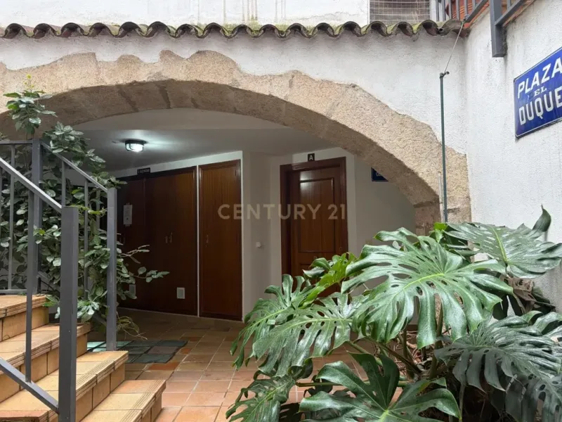 Oportunidad de inversión en el Casco Antiguo de Cáceres, apartamento con piscina, jardín y garage.