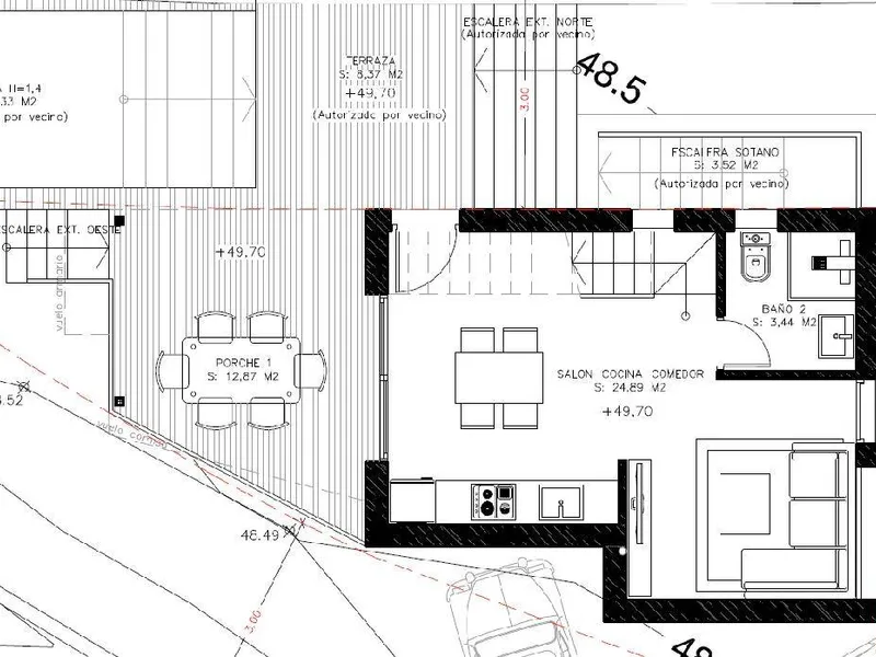 PARCELA URBANA CON PROYECTO Y LICENCIA  | 155.000 €, 250 m²
