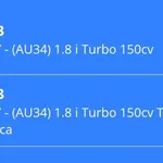 DESPIECE COMPLETO AUDI A3 1.8T 3p.IRMSCHER 190cv. 9