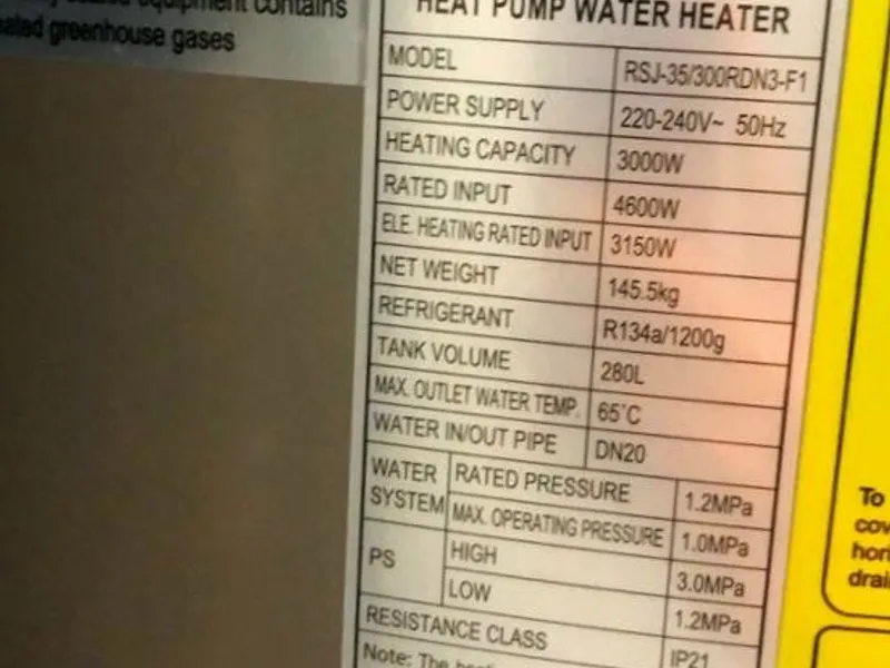 ACUMULADOR AEROTERMO BOMBA ACS MIDEA RSJ-35/300l.