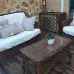 CONJUNTO TRESILLO DE MIMBRE CON MESA DE CRISTAL 3