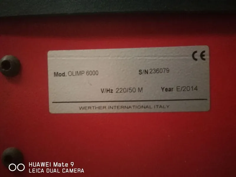 EQUILIBRADORA WERTHER Mod. OLIMP 6.000