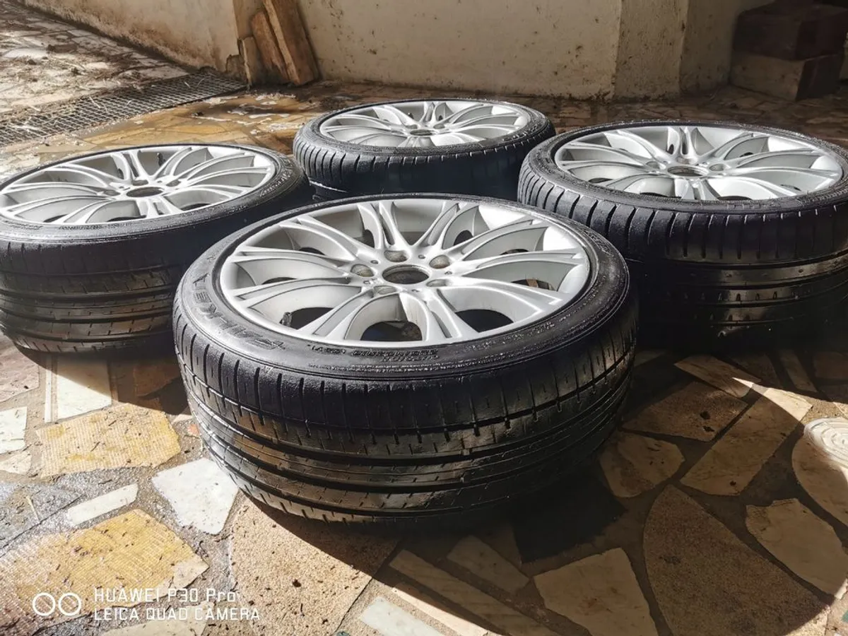 LLANTAS ORIGINALES BMW 18"STYLE 135 "M2" gomas 80%