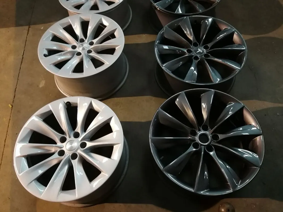 LLANTAS ORIGINALES TESLA 20"TURBINE doble medida
