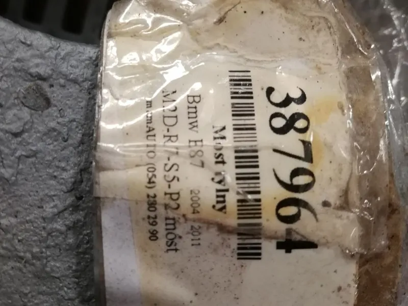 GRUPO TRASERO BMW Serie I 118d Año 2.008