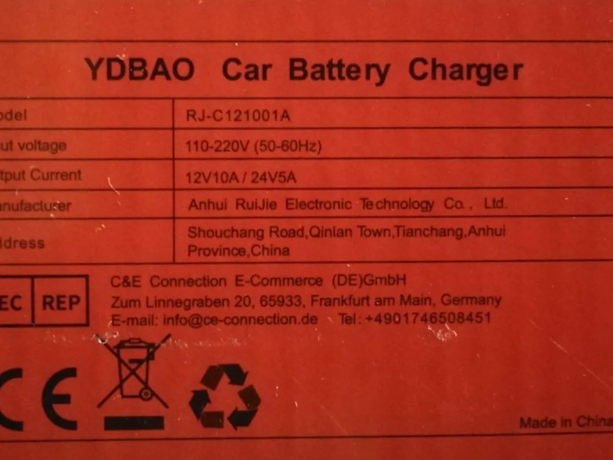 CARGADOR BATERIA INTELIGENTE 12/24v10AMP