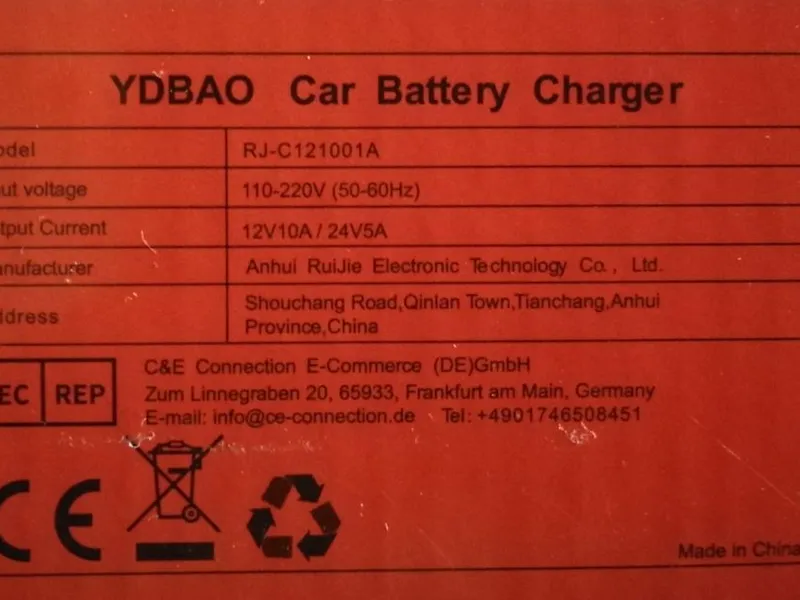 CARGADOR BATERIA INTELIGENTE 12/24v10AMP