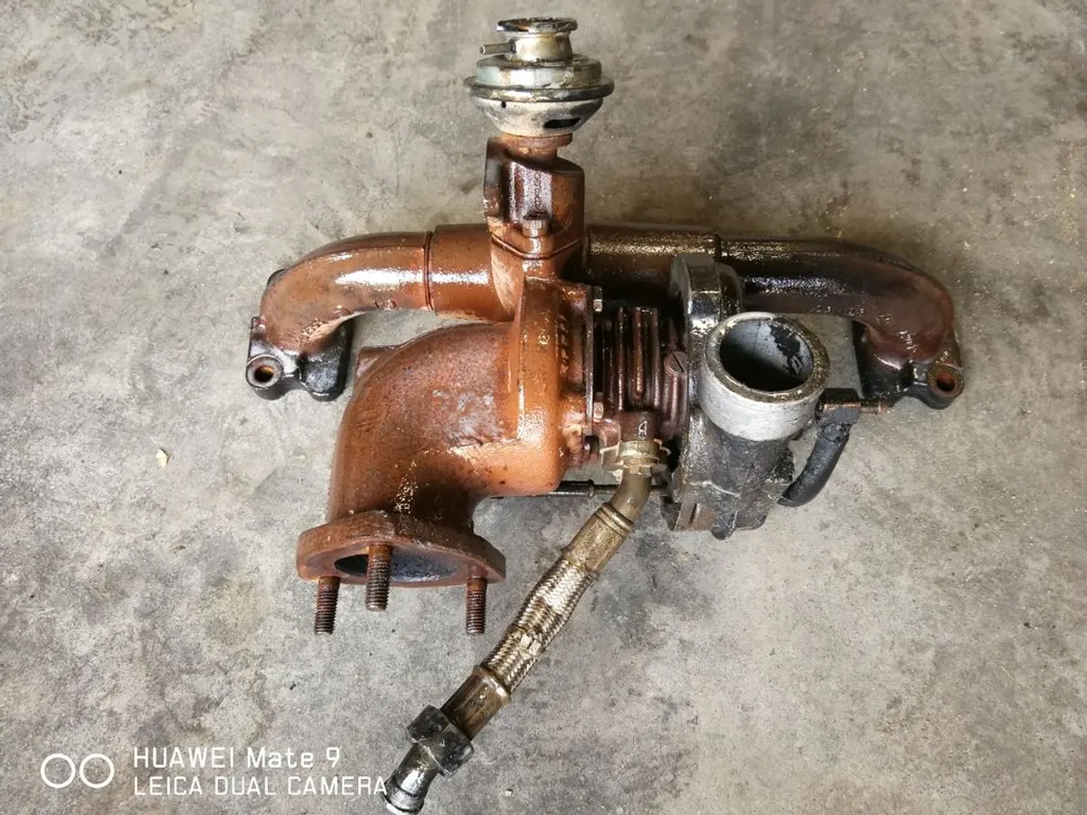 COLECTOR ESCAPE CON TURBO GARRET LAND ROVER 200Tdi