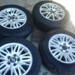 JUEGO LLANTAS VOLVO 15 CON GOMAS NUEVAS ORIGINALES 1