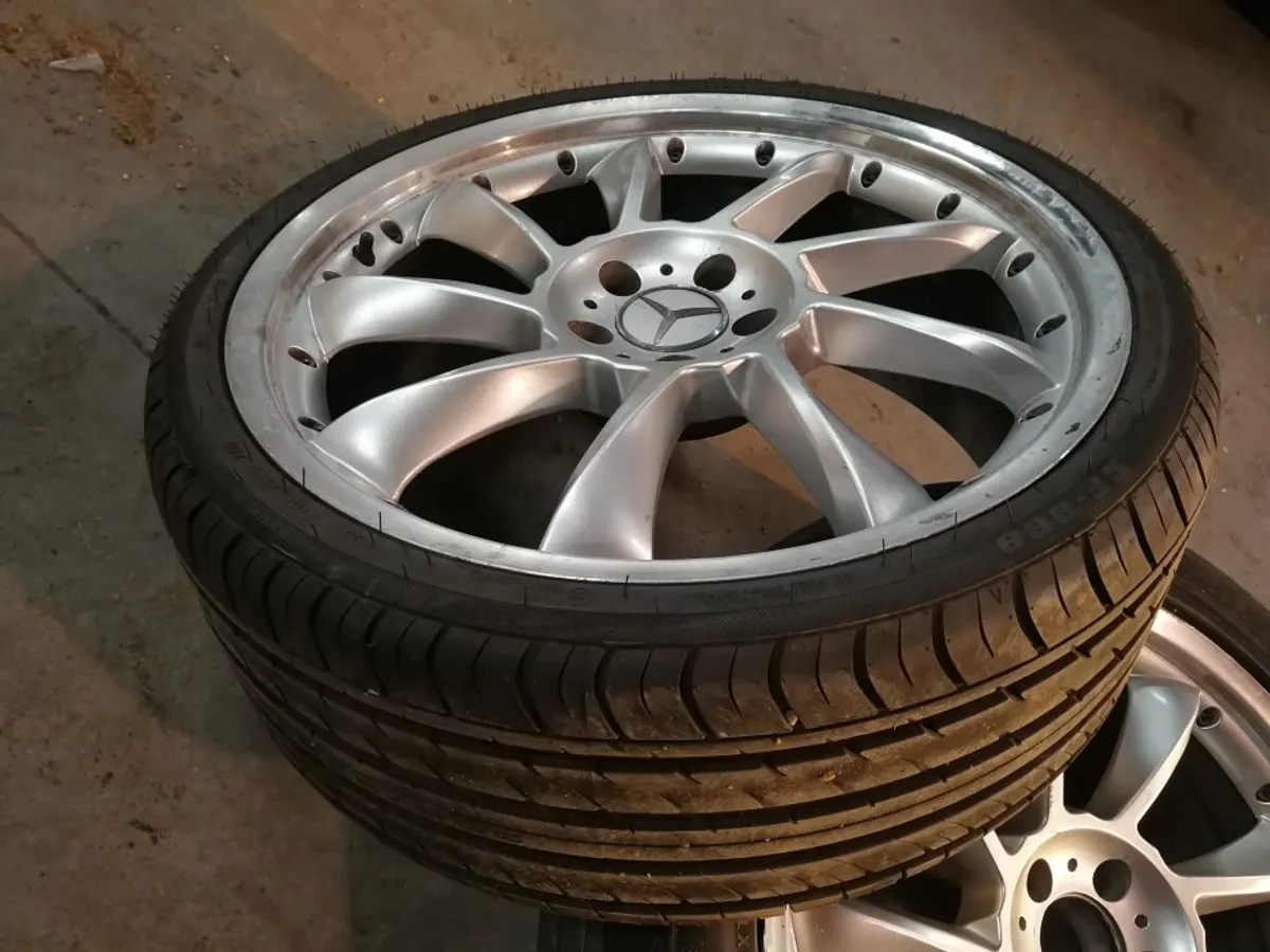 LLANTAS SLR 20" MERCEDES SLR DOBLE MEDIDA y GOMAS