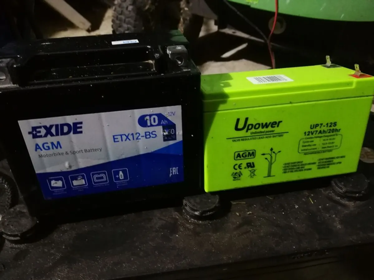 OFERTA BATERIAS EXIDE AGM MOTO, CARRITOS. MÁQUINAS