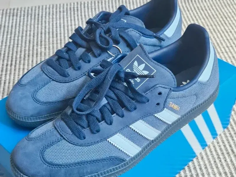 Adidas Samba OG Blue Canvas